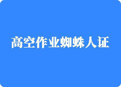 操鸡视频在线免费观看高空作业蜘蛛人证